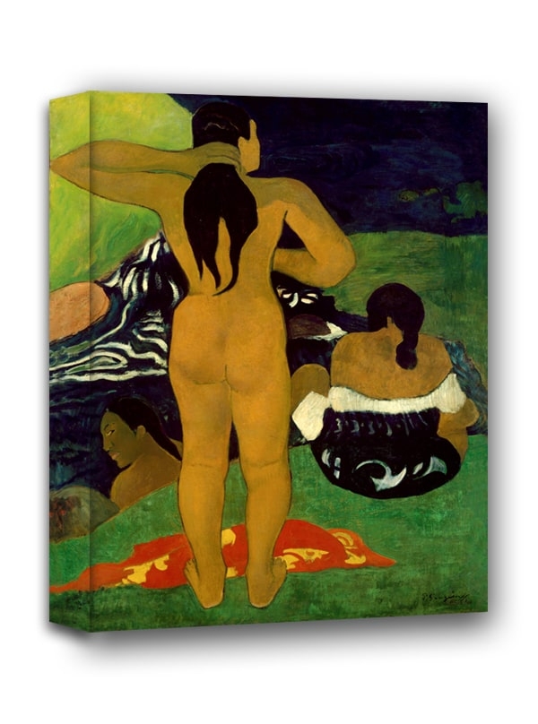 Image of Tahitian Women Bathing, Paul Gauguin - obraz na płótnie Wymiar do wyboru: 60x80 cm