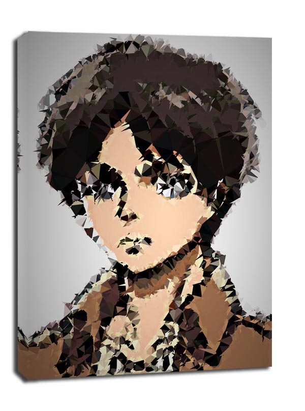 Image of POLYamory - Eren, Attack on Titan Atak Tytanów - obraz na płótnie Wymiar do wyboru: 70x100 cm