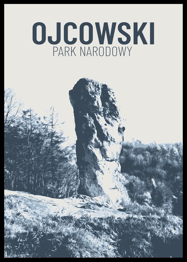 Image of Parki Narodowe, Ojców - plakat Wymiar do wyboru: 60x80 cm