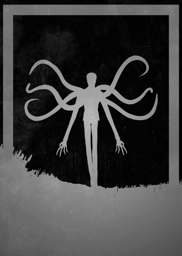 Image of Dusk of Villains - Slenderman - plakat Wymiar do wyboru: 20x30 cm