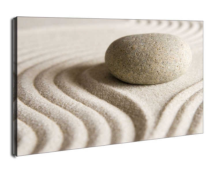 Image of zen stone - obraz na płótnie wymiar do wyboru: 80x60 cm