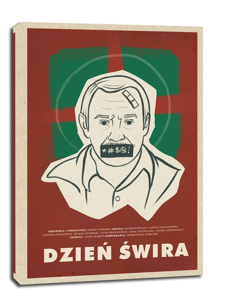 Image of Dzień Świra - obraz na płótnie Wymiar do wyboru: 20x30 cm