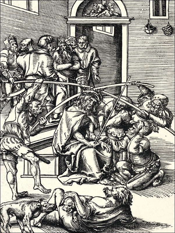 Image of Christ crowned with Thorns, from The Passion, Lucas Cranach the Elder - plakat Wymiar do wyboru: 21x29,7 cm