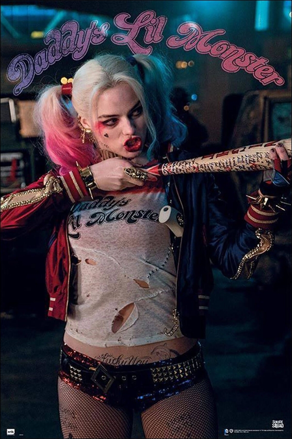 Image of Legion Samobójców Harley Quinn Daddys Lil Monster - plakat