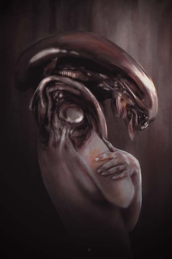 Image of Alien - plakat premium Wymiar do wyboru: 30x45 cm