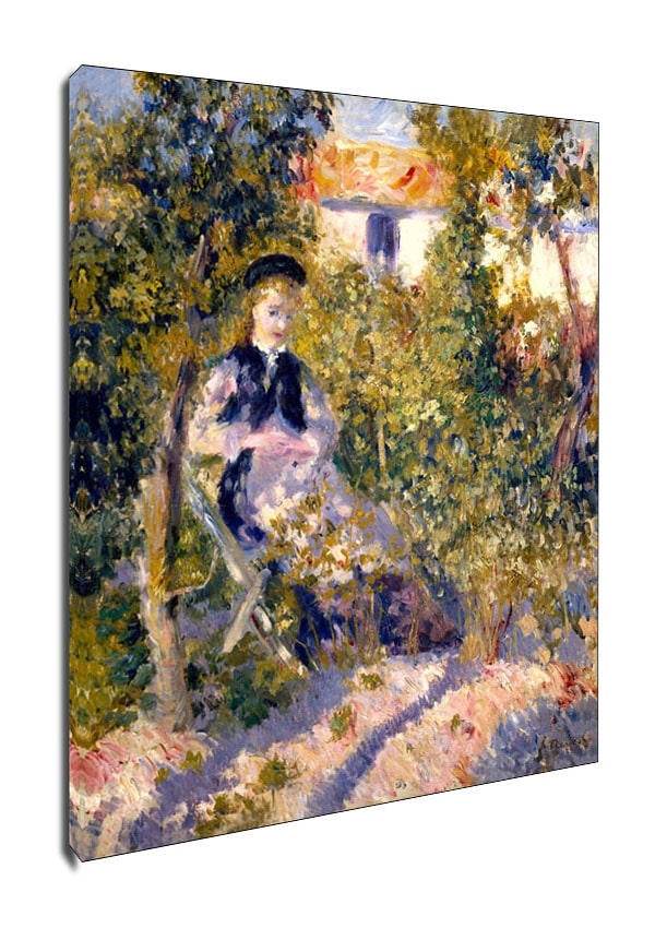 Image of Nini in the Garden (Nini Lopez), Auguste Renoir - obraz na płótnie Wymiar do wyboru: 20x30 cm