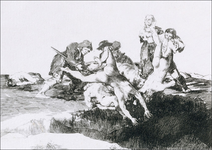 Image of Plate 27 from The Disasters of War (Los Desastres de la Guerra)- Charity. (Caridad), Francisco Goya - plakat Wymiar do wyboru: 29,7x21 cm