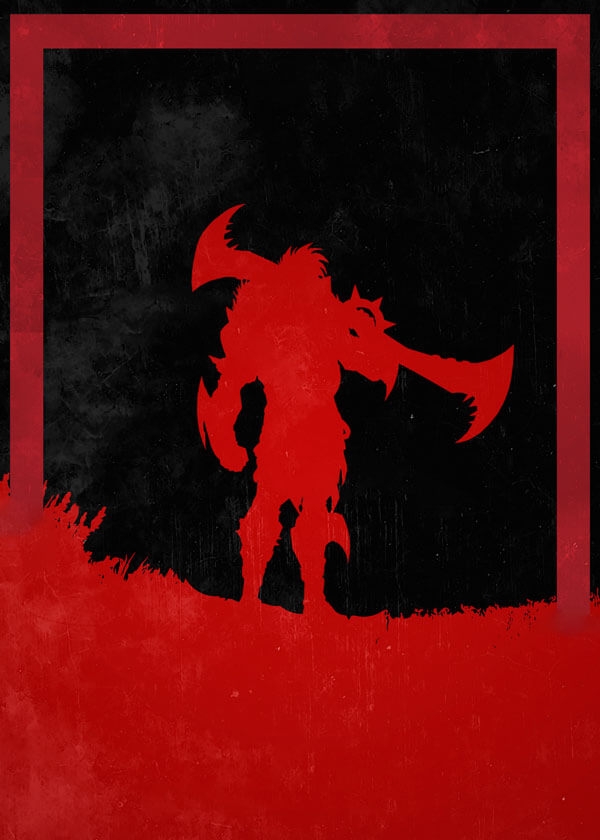 Image of League of Legends - Draven - plakat Wymiar do wyboru: 20x30 cm