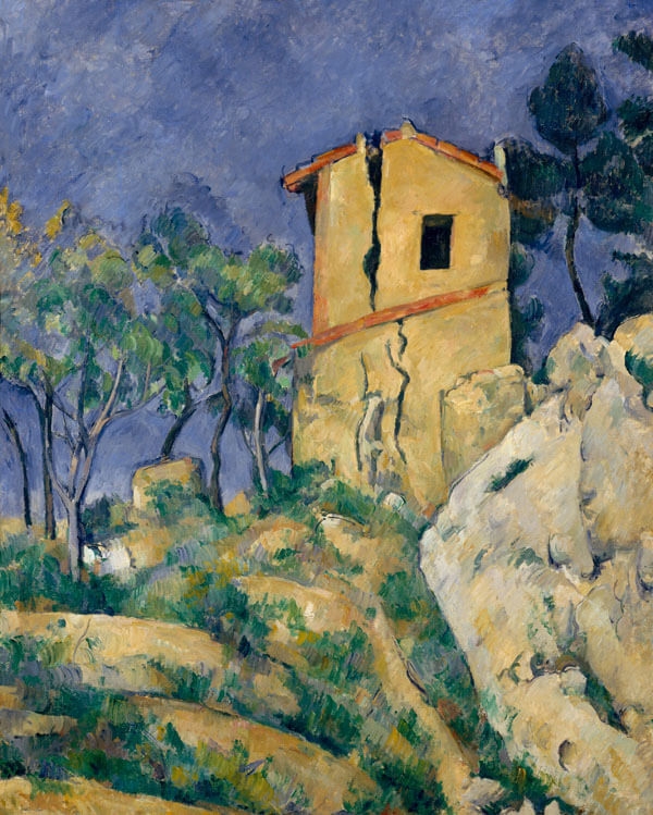 Image of The House with the Cracked Walls, Paul Cézanne - plakat Wymiar do wyboru: 60x80 cm