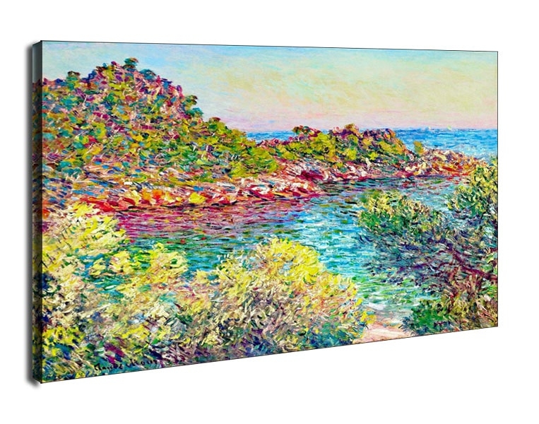 Image of Landscape near montecarlo, Claude Monet - obraz na płótnie Wymiar do wyboru: 30x20 cm