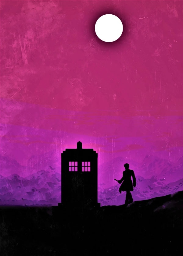 Image of Doctor Who Vintage Poster - plakat Wymiar do wyboru: 50x70 cm