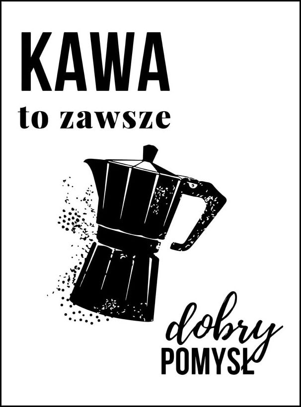 Image of To dobry pomysł - plakat Wymiar do wyboru: 21x29,7 cm