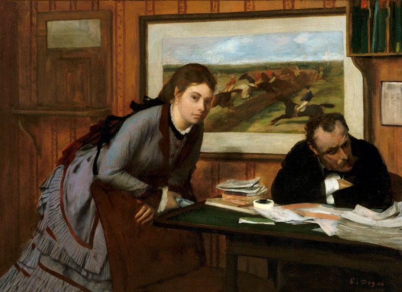 Image of Sulking, Edgar Degas - plakat Wymiar do wyboru: 30x20 cm