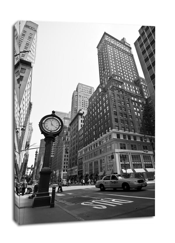Image of New York, zegar - obraz na płótnie Wymiar do wyboru: 40x60 cm