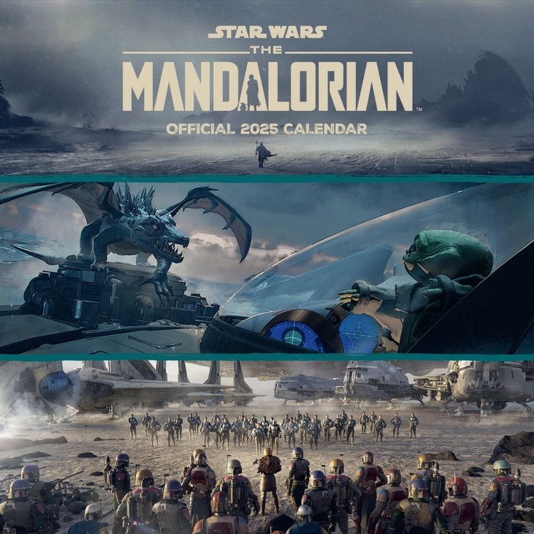 Image of Gwiezdne Wojny Star Wars The Mandalorian - Oficjalny Kalendarz 2025 Ścienny