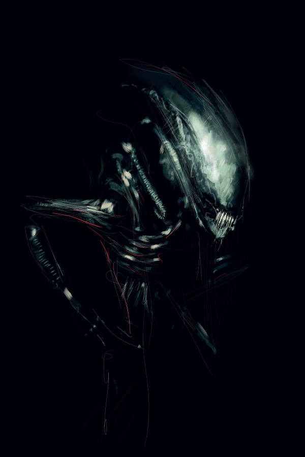 Image of Obcy Ksenomorf - plakat premium Wymiar do wyboru: 70x100 cm