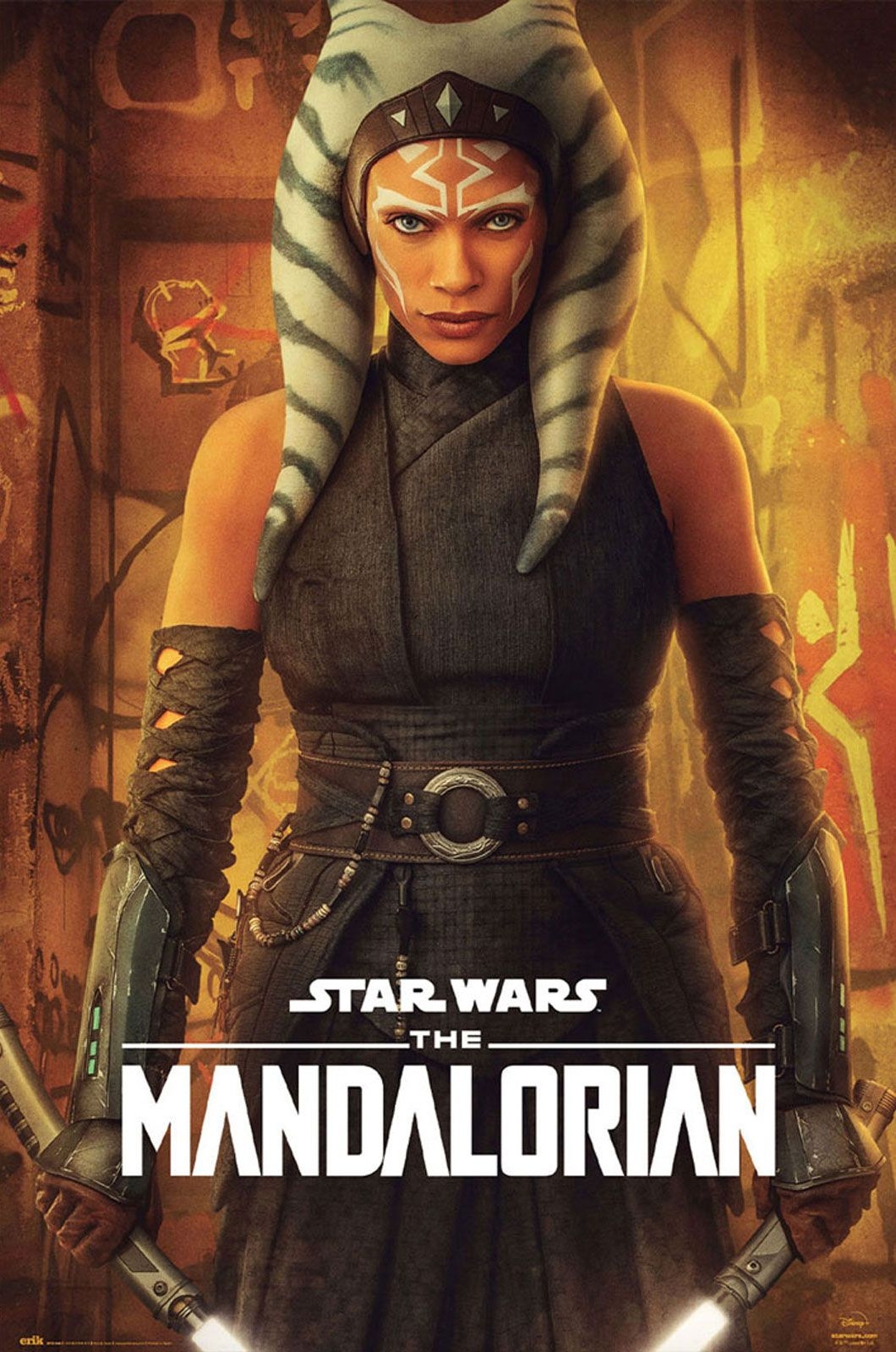 Image of Gwiezdne Wojny Star Wars The Mandalorian Ahsoka Tano - plakat