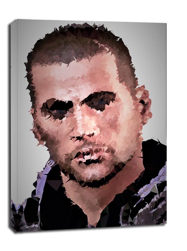Image of POLYamory - John Shepard, Mass Effect - obraz na płótnie Wymiar do wyboru: 30x40 cm