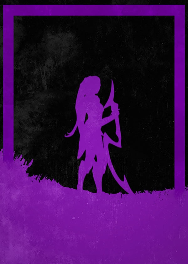 Image of League of Legends - Diana - plakat Wymiar do wyboru: 30x40 cm