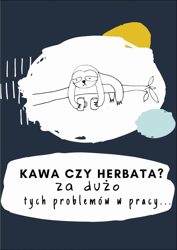 Image of kawa czy herbata - plakat Wymiar do wyboru: 60x80 cm