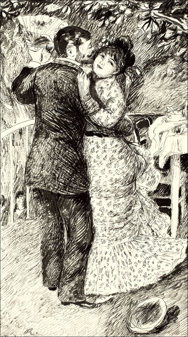 Image of Dance in the Country, Auguste Renoir - plakat Wymiar do wyboru: 59,4x84,1 cm