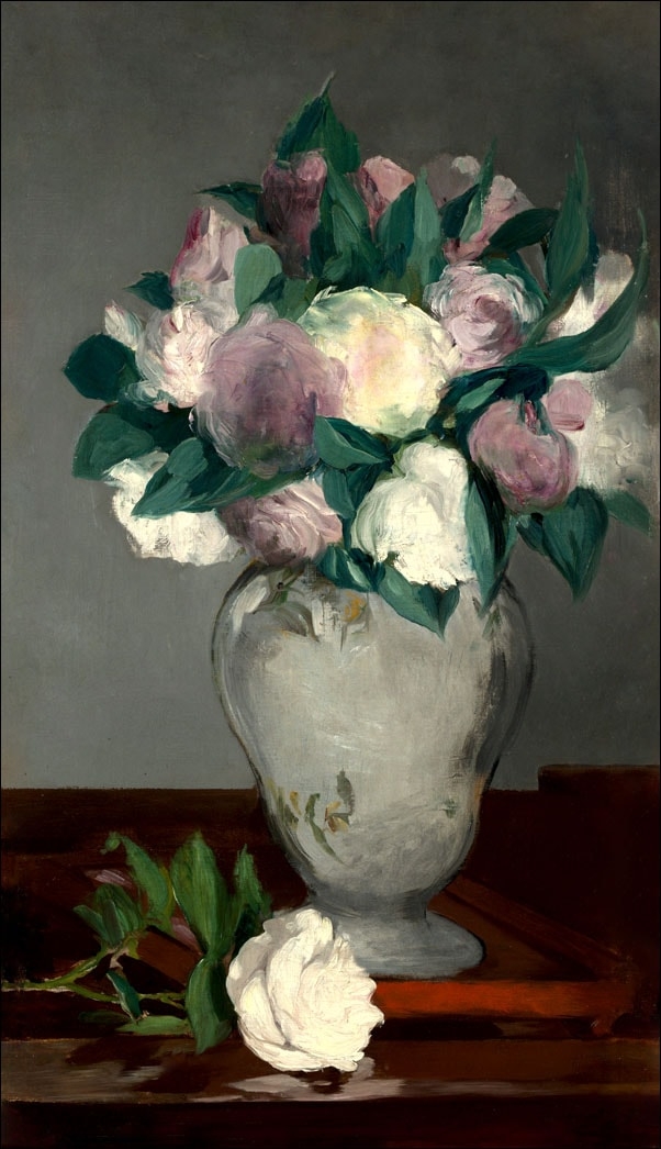 Image of Peonies, Edouard Manet - plakat Wymiar do wyboru: 21x29,7 cm