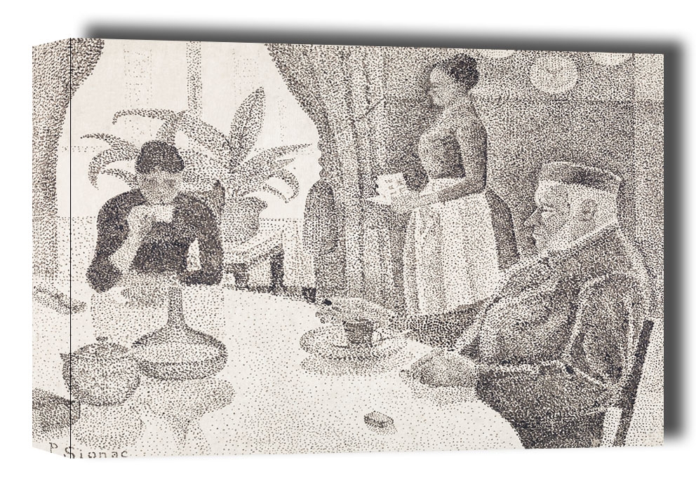 Image of The Dining Room, Paul Signac - obraz na płótnie Wymiar do wyboru: 120x90 cm