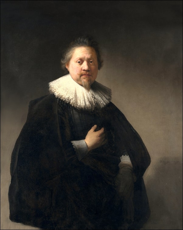 Image of Portrait of a Man, probably a Member of the Van Beresteyn Family, Rembrandt - plakat Wymiar do wyboru: 59,4x84,1 cm