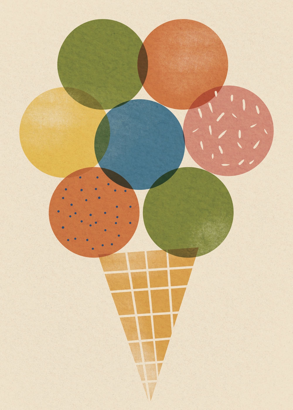 Image of Lody - plakat Wymiar do wyboru: 21x29,7 cm