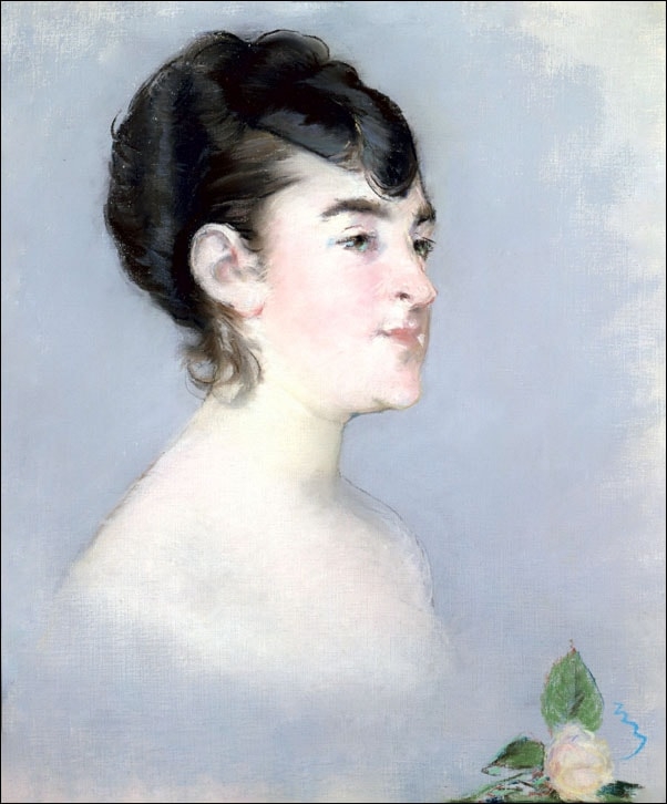 Image of Mademoiselle Isabelle Lemonnier, Edouard Manet - plakat Wymiar do wyboru: 70x100 cm