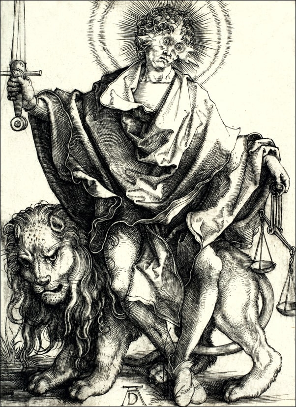 Image of Justice, Albrecht Durer - plakat Wymiar do wyboru: 21x29,7 cm