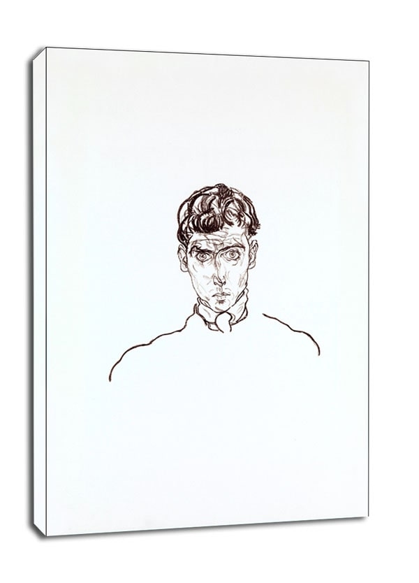 Image of Portrait of Paris von Gütersloh, Egon Schiele - obraz na płótnie Wymiar do wyboru: 20x30 cm