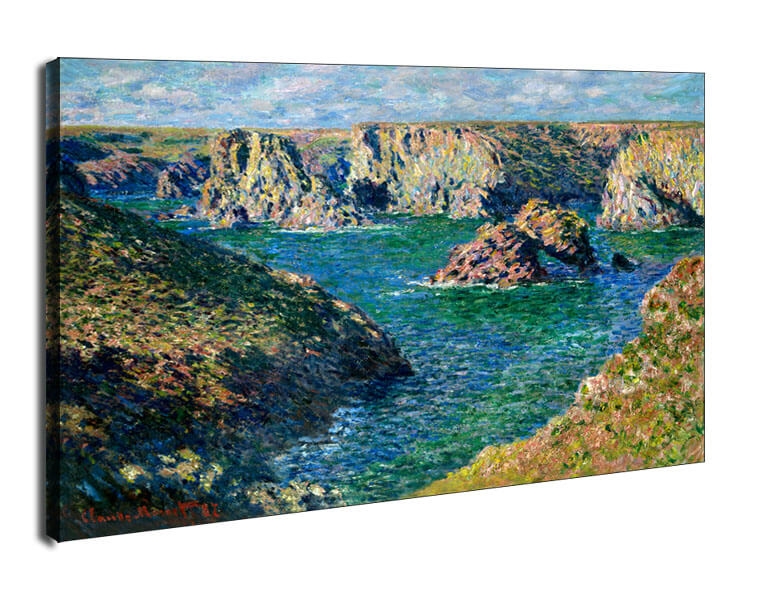 Image of Port donnant belle ile, Claude Monet - obraz na płótnie Wymiar do wyboru: 100x70 cm