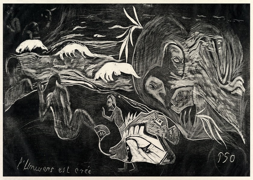 Image of The Universe is Created, Paul Gauguin - plakat Wymiar do wyboru: 80x60 cm