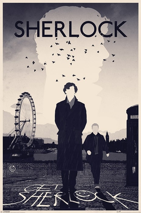 Image of Sherlock - Londyn - plakat