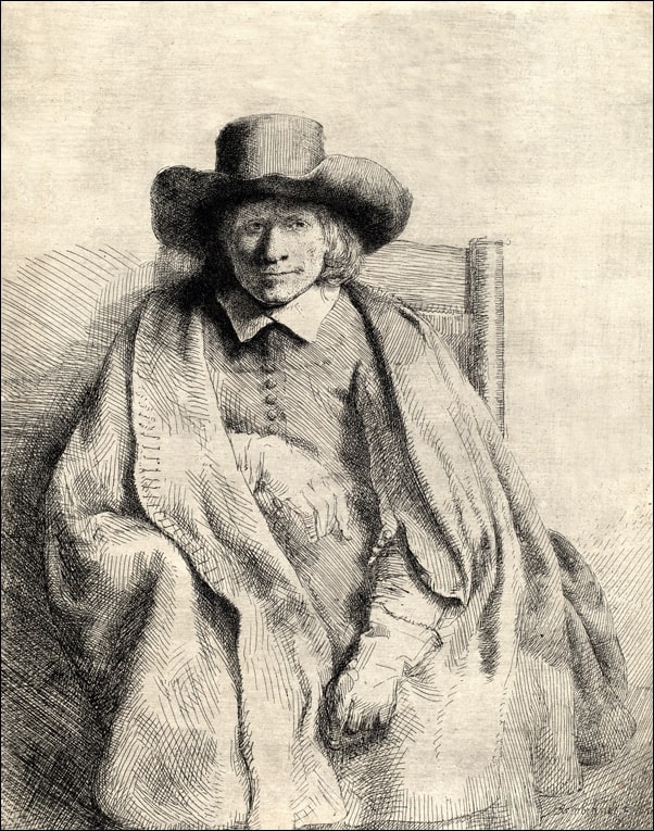 Image of Clement de Jonghe, Rembrandt - plakat Wymiar do wyboru: 20x30 cm
