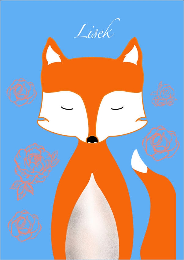 Image of Lisek II - plakat Wymiar do wyboru: 20x30 cm