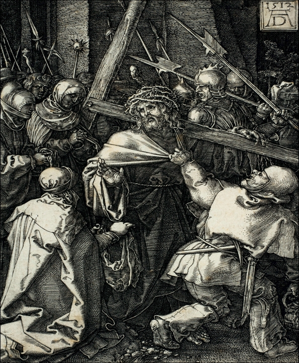 Image of Christ Carrying the Cross, from The Passion, Albrecht Durer - plakat Wymiar do wyboru: 70x100 cm