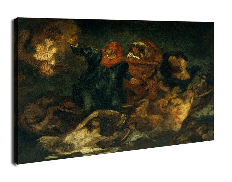 Image of Copy after Delacroix`s Bark of Dante, Edouard Manet - obraz na płótnie Wymiar do wyboru: 100x70 cm