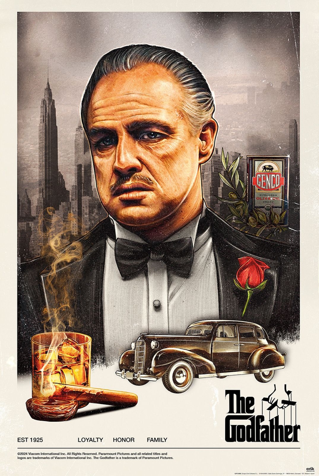 The Godfather Ojciec Chrzestny - plakat