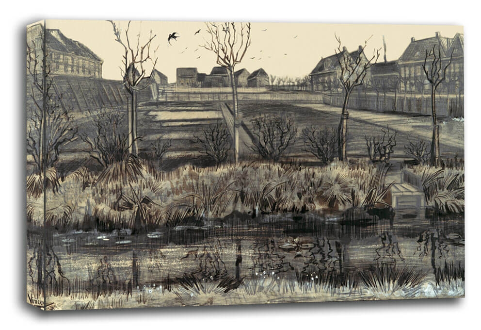 Image of Nursery on Schenkweg, Vincent van Gogh - obraz na płótnie Wymiar do wyboru: 80x60 cm