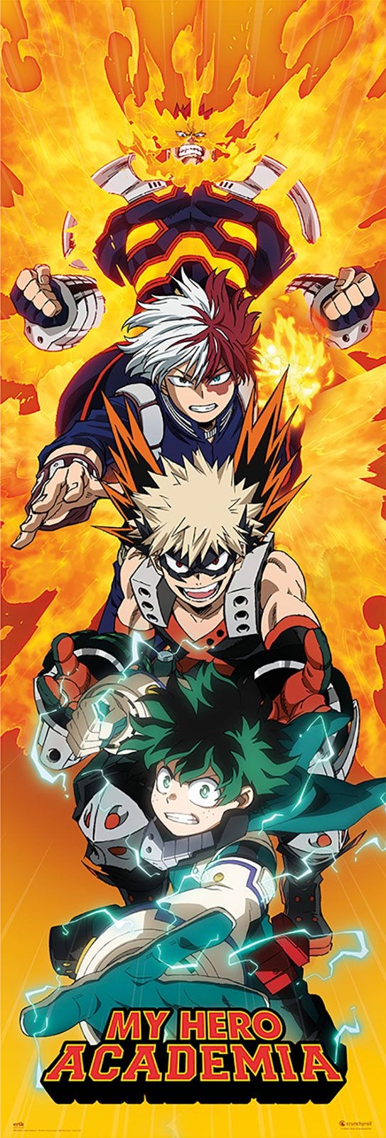 Image of My Hero Academia Deku and Almight - plakat