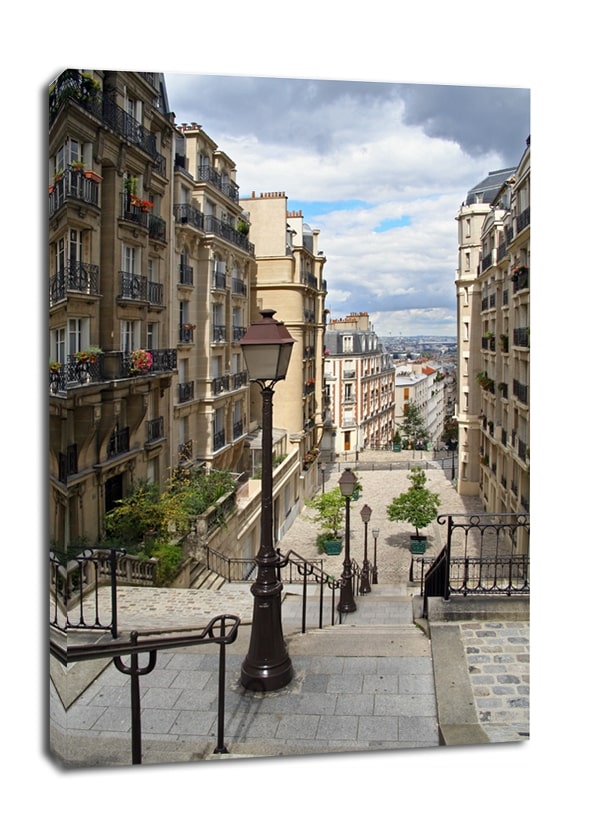 Image of Paryż. Paris Montmartre - obraz na płótnie Wymiar do wyboru: 20x30 cm