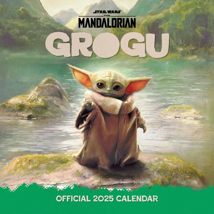 Image of Gwiezdne Wojny Star Wars The Mandalorian Grogu - Oficjalny Kalendarz 2025 Ścienny