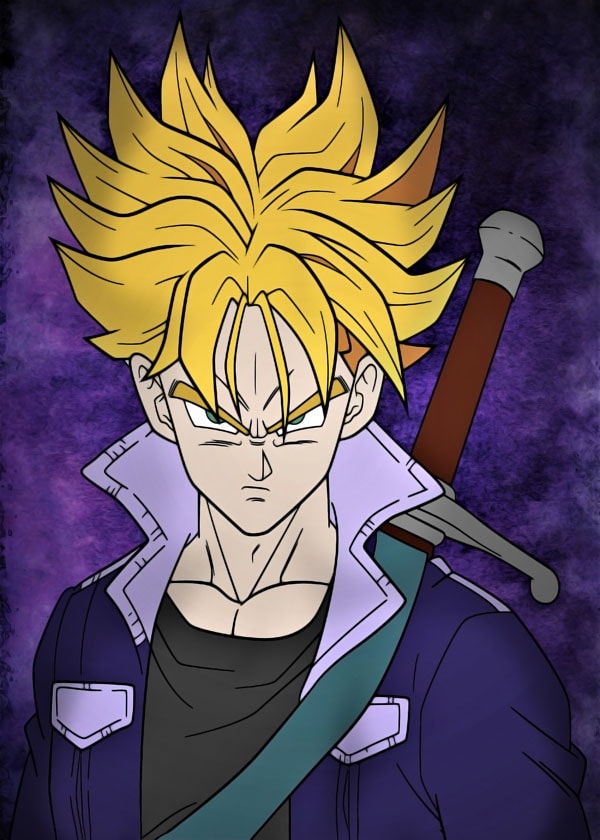 Image of Dragon Ball - Trunks - plakat Wymiar do wyboru: 50x70 cm