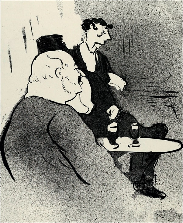 Image of Ducarre at Les Ambassadeurs (from Le Café Concert), Henri de Toulouse-Lautrec - plakat Wymiar do wyboru: 40x50 cm
