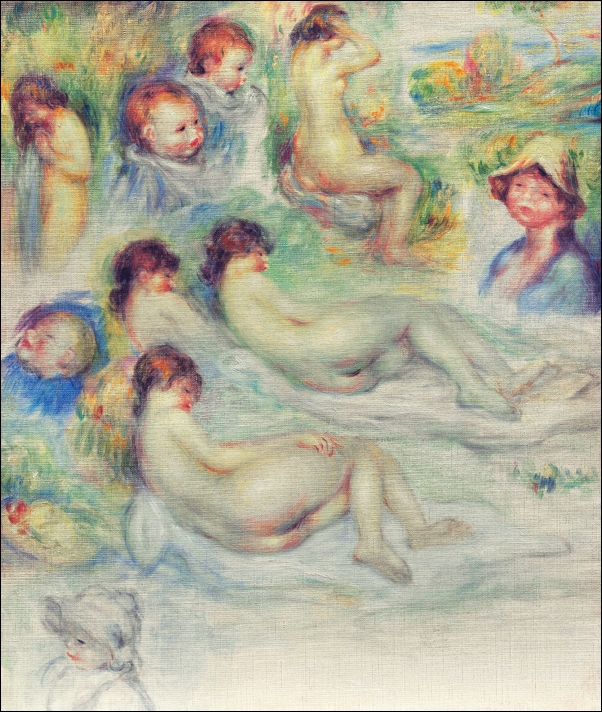 Image of Studies of Pierre Renoir, Auguste Renoir - plakat Wymiar do wyboru: 29,7x21 cm