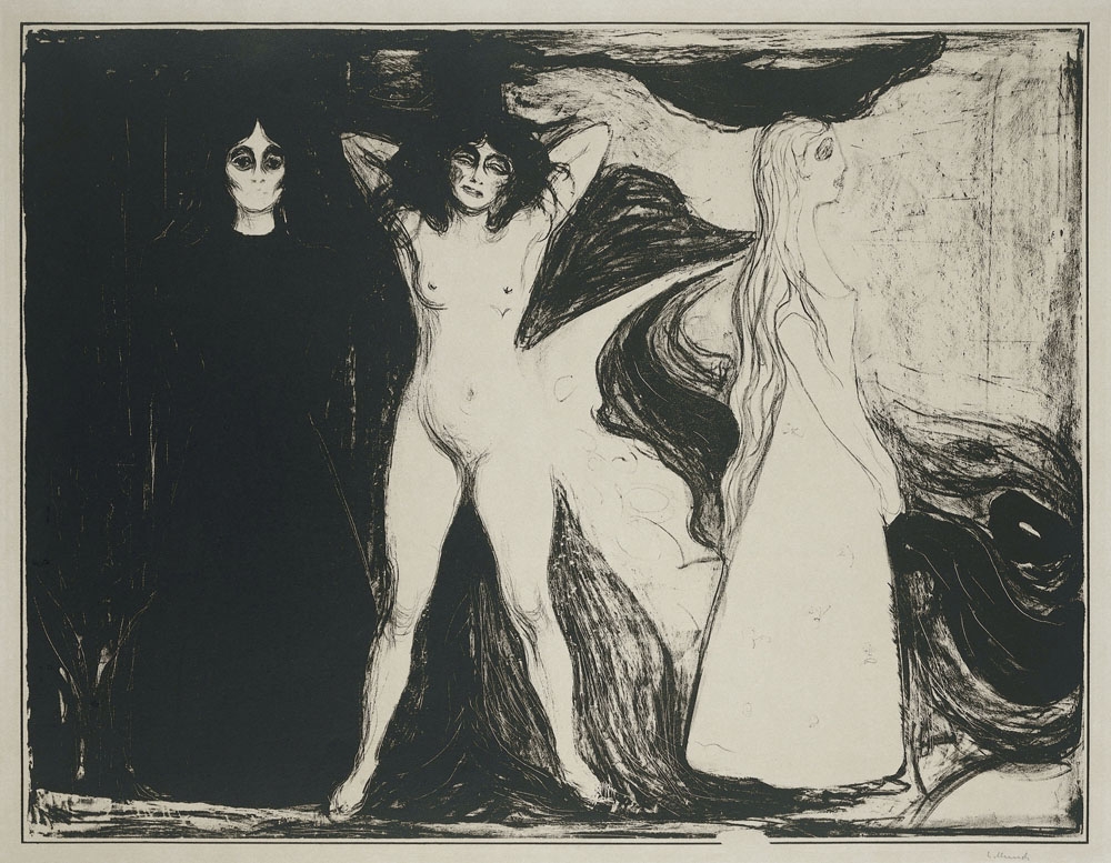 Image of Das Weib (De Sfinx) (1899), Edvard Munch - plakat Wymiar do wyboru: 50x70 cm