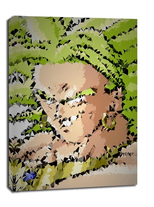 Image of POLYamory - Broly, Dragon Ball - obraz na płótnie Wymiar do wyboru: 40x60 cm