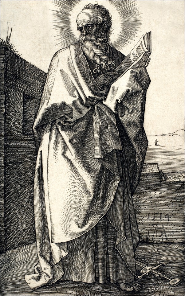 Image of Saint Paul, Albrecht Durer - plakat Wymiar do wyboru: 29,7x42 cm